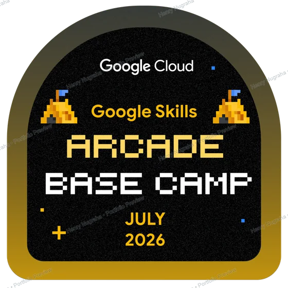 Google Skills Arcade Base Camp badge from July 2026