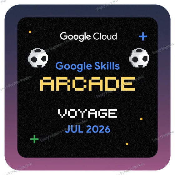 Google Skills Arcade Voyage badge from July 2026